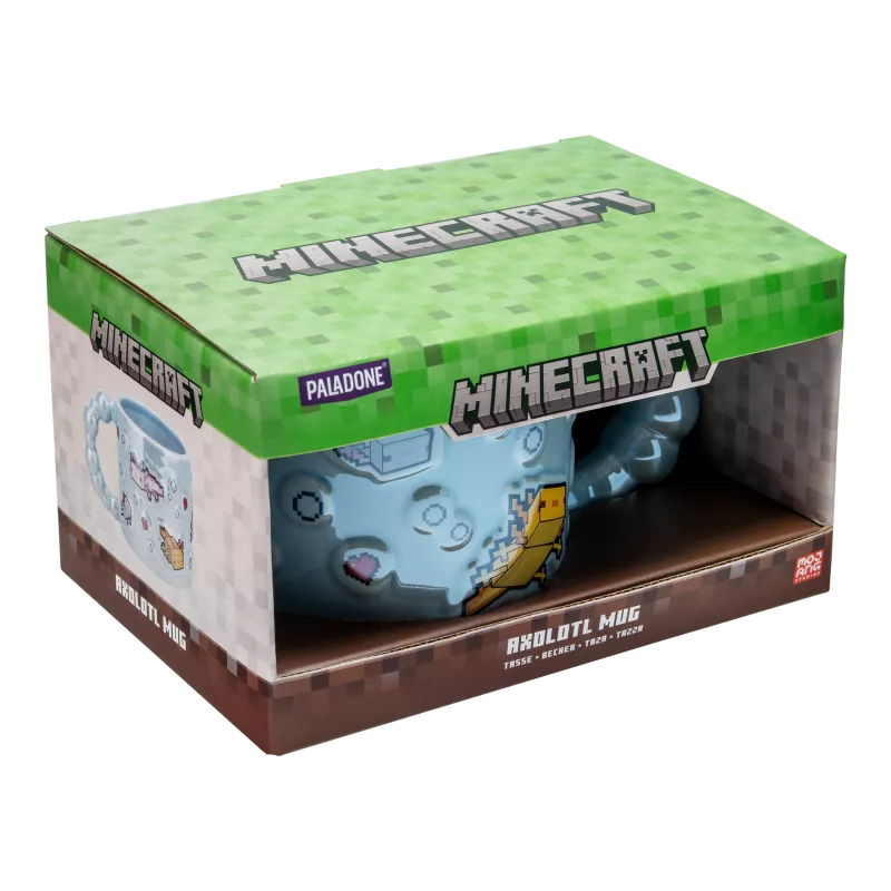Paladone taza en forma de burbuja Minecraft Axolotl