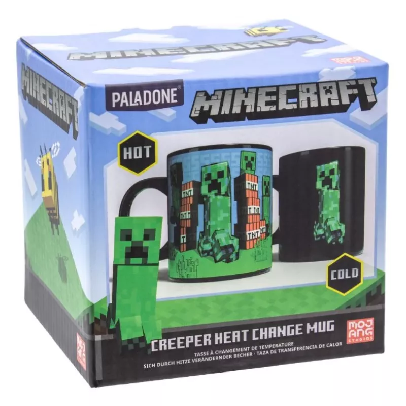 Paladone Taza termocromática Creeper de Minecraft