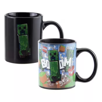 Paladone Taza termocromática Creeper de Minecraft