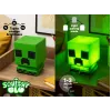 Paladone Minecraft Creeper SquishyGlo luz de silicona recargable – luz nocturna LED verde regulable con 3 niveles de brillo y carga Micro-USB