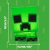Paladone Minecraft Creeper SquishyGlo luz de silicona recargable – luz nocturna LED verde regulable con 3 niveles de brillo y carga Micro-USB