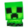 Paladone Minecraft Creeper SquishyGlo luz de silicona recargable – luz nocturna LED verde regulable con 3 niveles de brillo y carga Micro-USB
