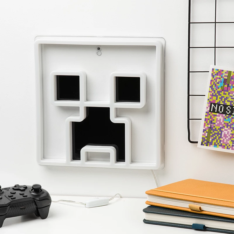 Paladone Minecraft Creeper Luz LED de neón para pared