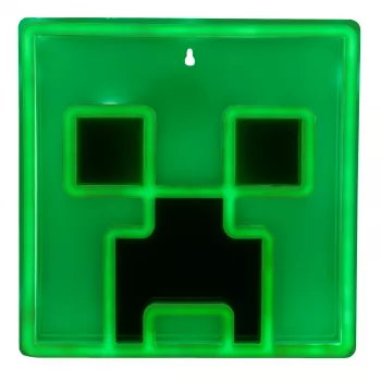 Paladone Minecraft Creeper Luz LED de neón para pared