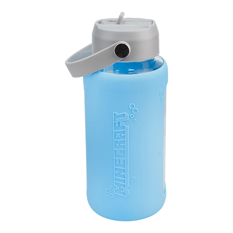 Paladone Botella de agua de cristal Minecraft 450 ml diseño Creeper