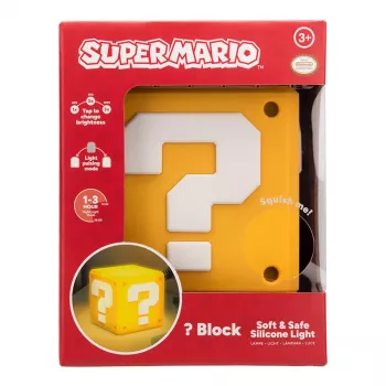 Paladone Luz SquishyGlo Question Block recargable