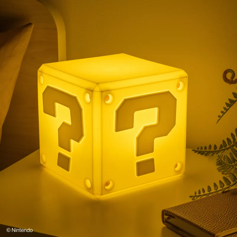 Paladone Luz SquishyGlo Question Block recargable