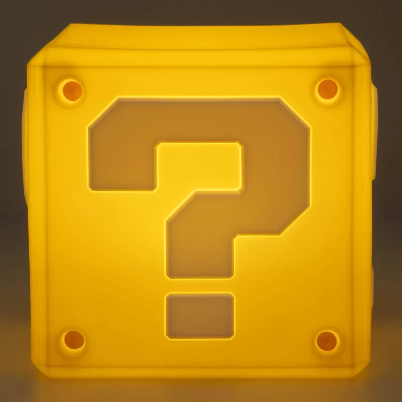 Paladone Luz SquishyGlo Question Block recargable