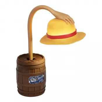 Paladone Straw Hat Posable Light - Lámpara de escritorio One Piece Luffy, LED alimentada por USB