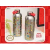 Paladone Botella de agua metálica Super Mario con asa de transporte