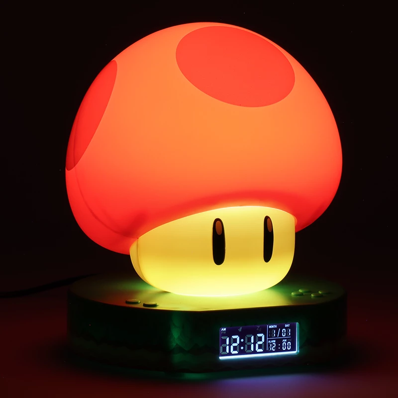 Paladone Reloj despertador digital Super Mushroom