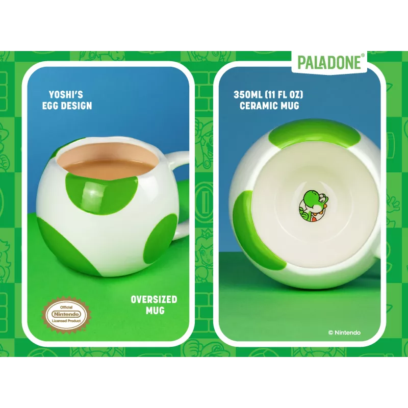 Paladone Yoshi Taza con forma de huevo