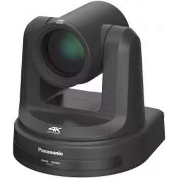 Cámara PTZ 4K UHD Panasonic AW-UE20KE con zoom óptico 12x, 3G-SDI, HDMI, PoE+, negra