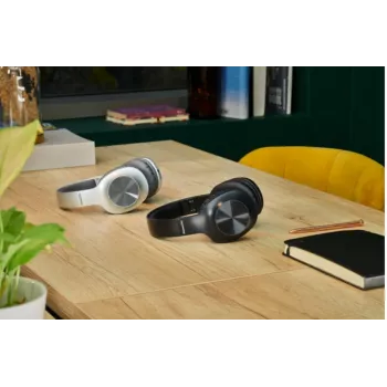 Panasonic RB-HX220BDES Auriculares supraaurales inalámbricos, Bluetooth, micrófono, XBS, Plata