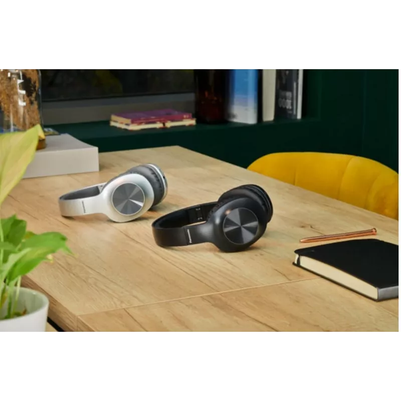 Panasonic RB-HX220BDES Auriculares supraaurales inalámbricos, Bluetooth, micrófono, XBS, Plata