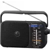 Radio analógica portátil AM/FM Panasonic RF-2400DEG-K - Negra