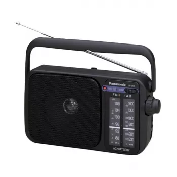 Radio analógica portátil AM/FM Panasonic RF-2400DEG-K - Negra