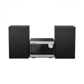 Panasonic SC-PM272EG-S microcadena Hi-Fi con CD, Bluetooth, radio DAB/DAB+, USB y AUX - plata (20 W RMS)