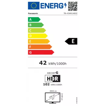 PANASONIC TB-43W61AEZC 43