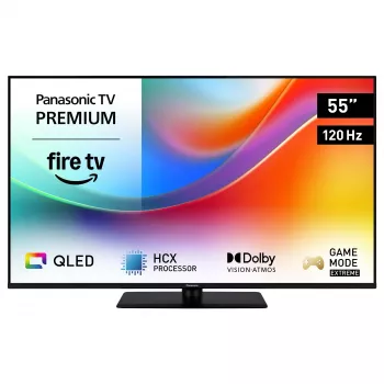 Panasonic TV-55W85B 55 pulgadas 4K QLED 120Hz Fire TV HDR Dolby Atmos Smart TV