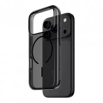PanzerGlass CARE funda Smokey con MagSafe negro para iPhone 17 Pro