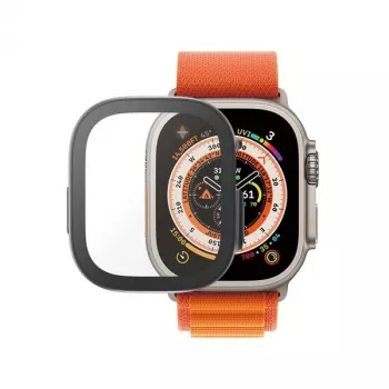 PanzerGlass protector de pantalla Full Body para Apple Watch Ultra / Ultra 2 (49 mm) – negro