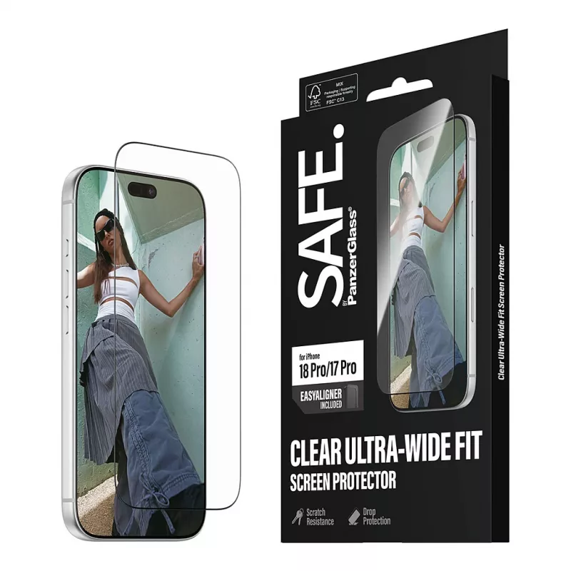 PanzerGlass SAFE. protector de pantalla para iPhone 18 Pro / 17 Pro