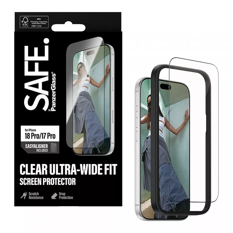 PanzerGlass SAFE. protector de pantalla para iPhone 18 Pro / 17 Pro