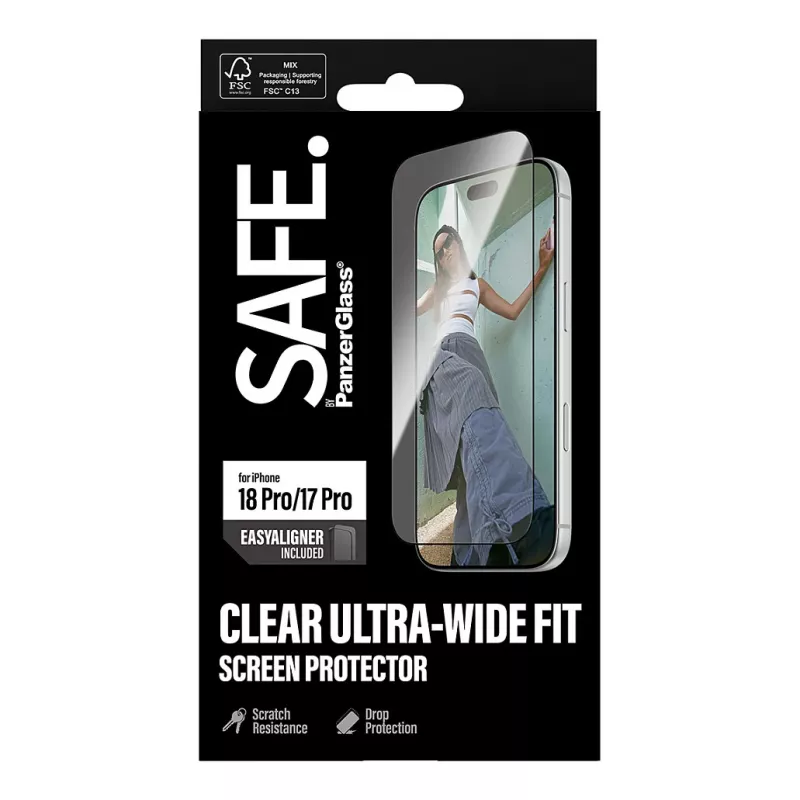 PanzerGlass SAFE. protector de pantalla para iPhone 18 Pro / 17 Pro