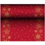 Papstar 88171 Rollo de camino de mesa de celulosa rojo, 400 mm x 24 m, de un solo uso, biodegradable