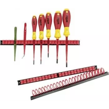 PARAT BASIC 802000981 Juego de carriles con clip, 330 x 35 x 20 mm