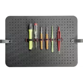 PARAT CLASSIC placa perforada insertable para organización flexible de herramientas, negra, 460 x 310 x 5 mm 497000171