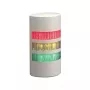 PATLITE WEP-302FB-RYG baliza LED, 3 niveles rojo/amarillo/verde, zumbador, montaje en pared, 24V DC, IP65, blanco