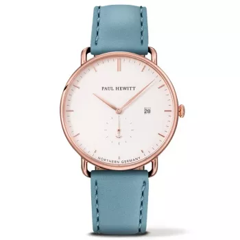 PAUL HEWITT Grand Atlantic reloj de hombre PHTGARW23S 42mm plata acero inoxidable malla