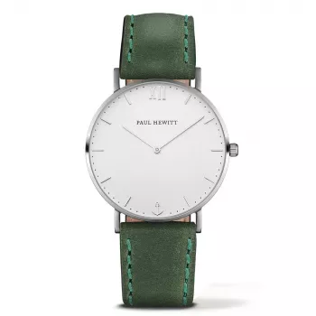 Paul Hewitt Sailor Line reloj de cuarzo unisex 39mm acero inoxidable malla plata PH-SA-SSTW12S