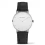 Reloj de cuarzo unisex Paul Hewitt Sailor Line 39 mm acero inoxidable correa milanesa plata esfera blanco arena PH-SA-SSTW15S