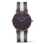 Paul Hewitt Sarsteg Reloj unisex 39mm Oro rosa Piel gris