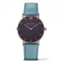 PAUL HEWITT Reloj unisex Sailor Line cuarzo 39mm oro rosa acero inoxidable malla PH-SA-RSTB23M