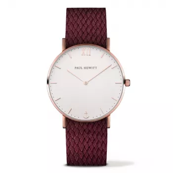 Paul Hewitt Reloj unisex PH-SA-RSTW19S 39mm oro rosa acero inoxidable malla