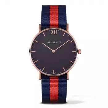 PAUL HEWITT Reloj unisex PH-SARSTBNR20 39mm Oro rosa Acero inoxidable Malla