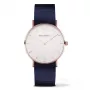 PAUL HEWITT Reloj unisex PH-SARSTWN20S 39 mm acero inoxidable malla bicolor plata oro rosa