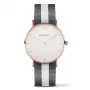 Reloj PAUL HEWITT unisex PSARSTWGRW20S 39mm oro rosa PVD acero inoxidable esfera blanca correa Perlon verde cuarzo