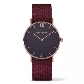 PAUL HEWITT Reloj unisex Sailor Line PH-SA-RSTB19S 39mm oro rosa acero inoxidable malla