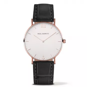 PAUL HEWITT Reloj unisex Sailor Line PH-SA-RSTW15M 39mm oro rosa acero inoxidable malla