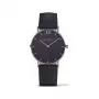 PAUL HEWITT Reloj de mujer Sailor Line PHSASSTB11S 39mm Oro rosa Acero inoxidable Malla Esfera negra
