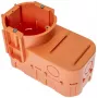PAWBOL A.0083 caja de derivación empotrable profunda para electrónica, 68 mm de diámetro, naranja