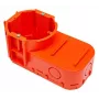 PAWBOL A.0085 Caja de derivación empotrable para electrónica, 68 mm, naranja