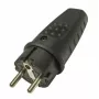 Clavija de goma portátil PAWBOL D.3158L LUX 250V 16A IP44 Schuko