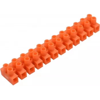 PAWBOL E.4031P borne de tornillo 12 polos 2,5mm² 450V 24A poliamida transparente
