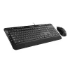 PCBuilder ALPHA Conjunto de teclado y ratón con cable silencioso